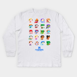 Pixel Motu Kids Long Sleeve T-Shirt